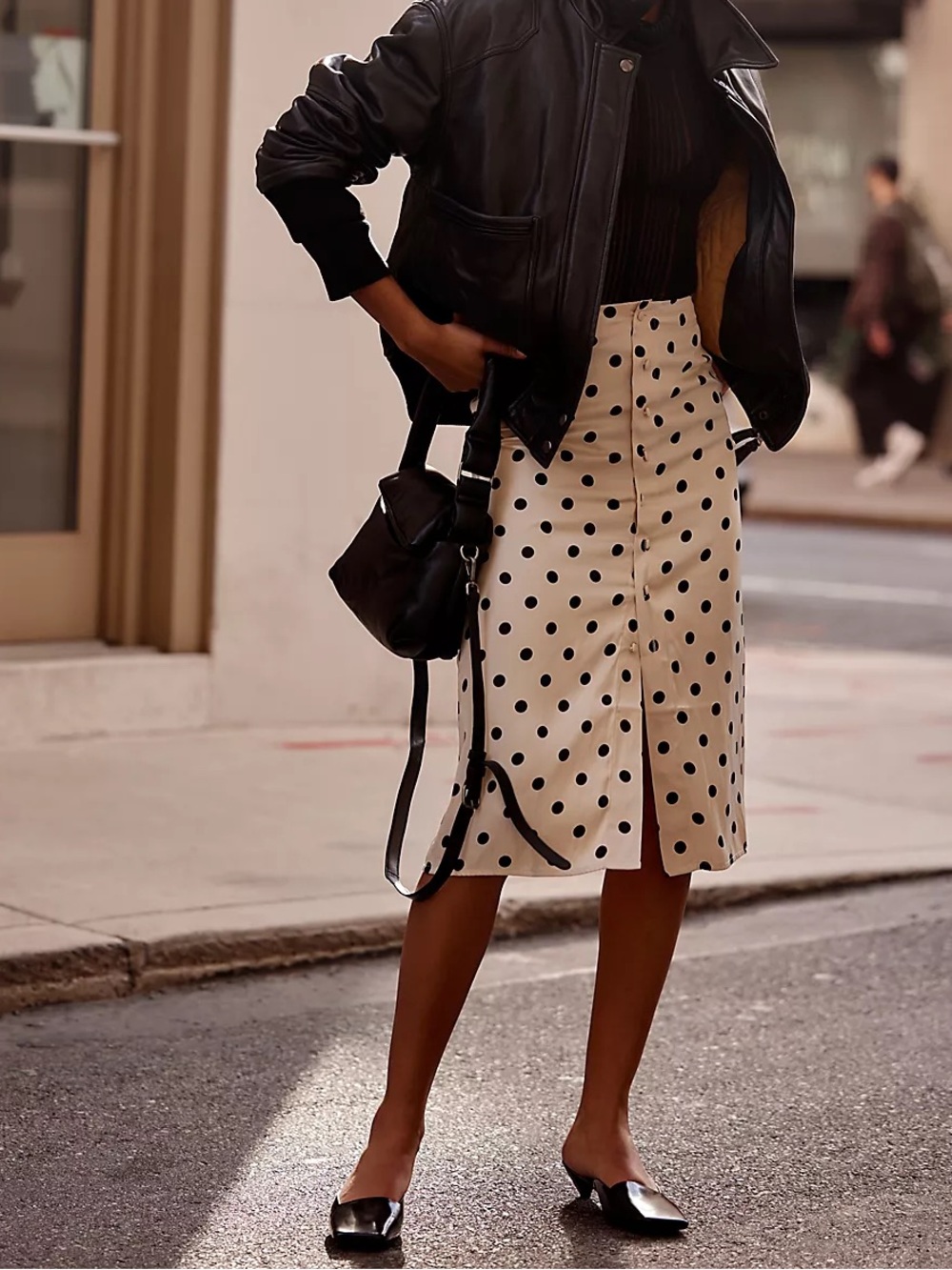 Free People Analise Printed Midi Skirt